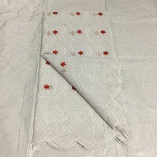 2021 African Lace Fabric High Quality White Lace Swiss Voile Lace In Switzerland Nigeria Wedding Dress Lace Fabric 2.5 Yards PS