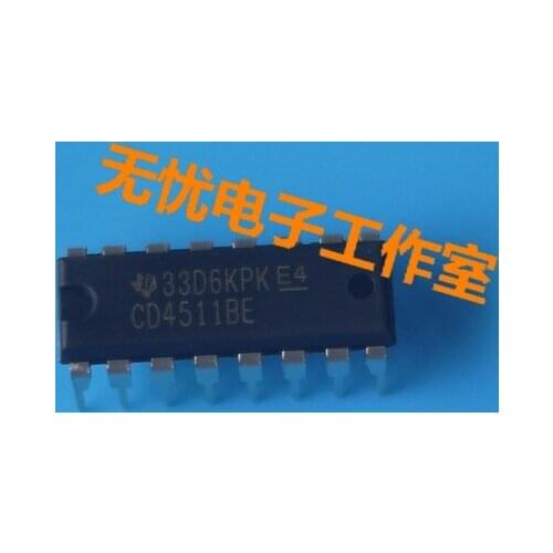 CD4511 BCD Latch, 7-segment Decoding, Driver