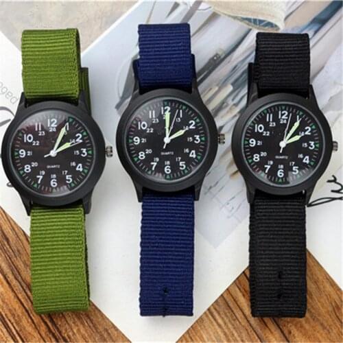 2020 New Famous Brand Men Children Boys Girls Fashion Cool Quartz Saber Watches Students Canvas Electronic Wrist Watch