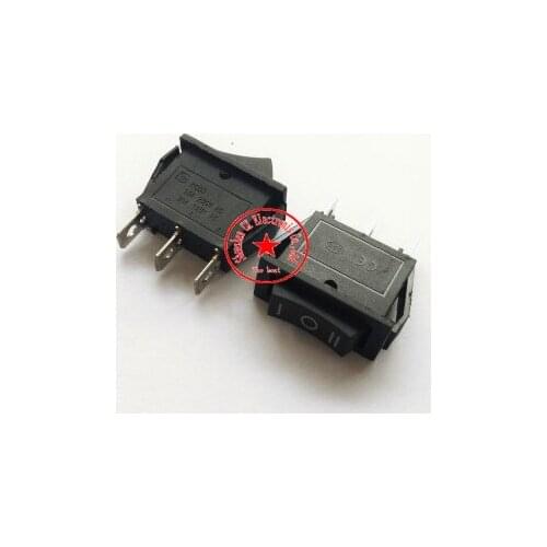 D_D 10pcs/lot KCD3-3PD 3 Pin 3 files 30*13.6mm Ship shaped switch 3P3T Rocker switch