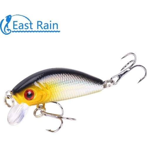 1.97in 4pcs topwater Fishing Lure Artificial Hard Bait Wobbler Spinner Japan Mini Crankbait Carp fishing Free shipping