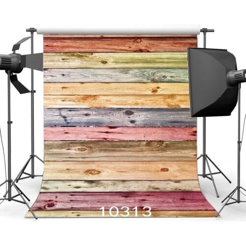 Photography Backdrops Color Painted Nostalgia Stripe Wood Floor