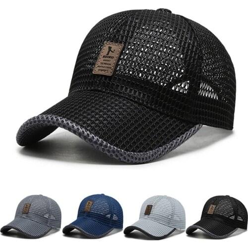 Summer Fishing Visors Cap Breathable Mesh Sport Unisex Hat Tennis Golf Caps Women Men Streetwear UV Protection Fashion Panama