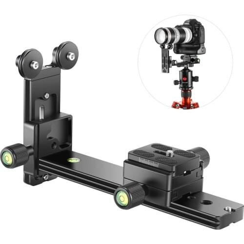 Neewer Telephoto lens support telephoto bracket accessories long len mount adapter sliding track for dslr camera tripod ballhead