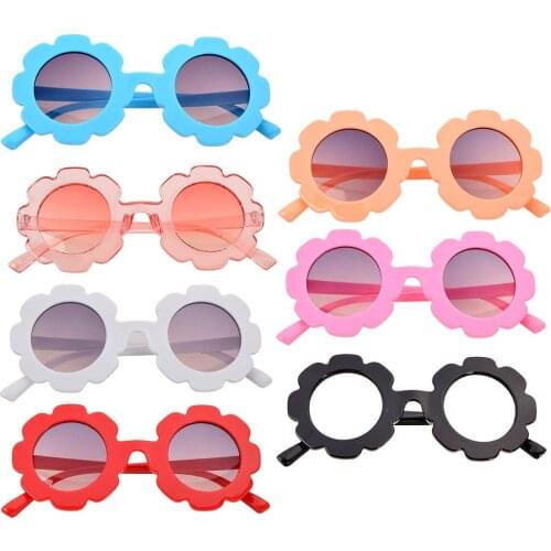 Summer Flower Frame Sunglasses Car Interior Accessory Kids Children Boys Girls Sunproof Anti-uv Eyewear Eye Protector Goggles