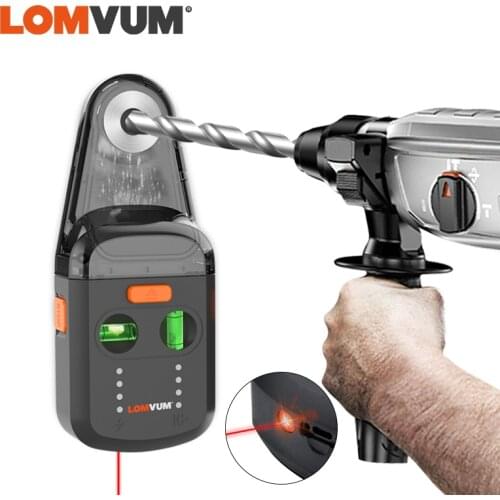 LOMVUM Cordless Drill Dust Collector Hammer Dust Removal Universal Tool For Horizontal Laser Level Bracket Wall Dust Cover