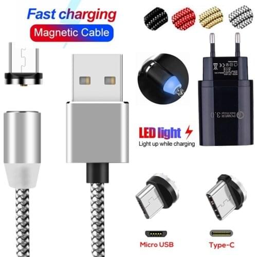 Magnetic USB Cable QC 3.0 Fast Charging charger For Meizu 16s 16xs note 9 mx7 mx6 c9 pro 6 6s m3e 7 15 16 plus M3 M5 M6 Note m6c
