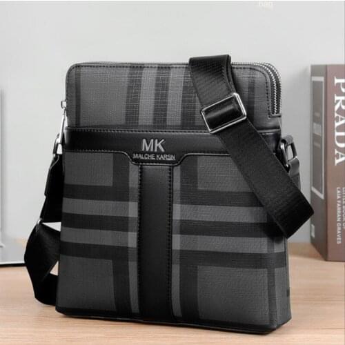 Men Crossbody Shoulder Bags Male Waterproof Leather Handbag Fashion ManBusiness Casual Sling Bag Mens Messenger Bags