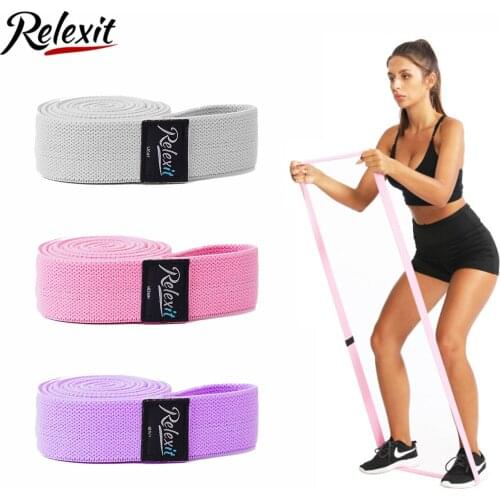 Long Resistance Bands Set Fabric Exercise Bands Full Body Workout Heavy Duty Stretch Loop Fitness Bands Pull Up Assistance