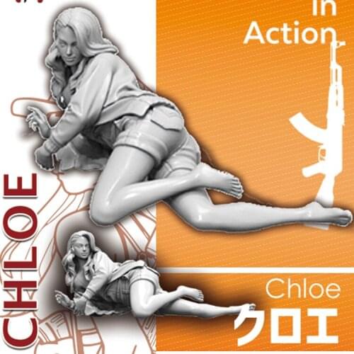 1/24 Scale Unpainted Resin Figure Chloe collection figure