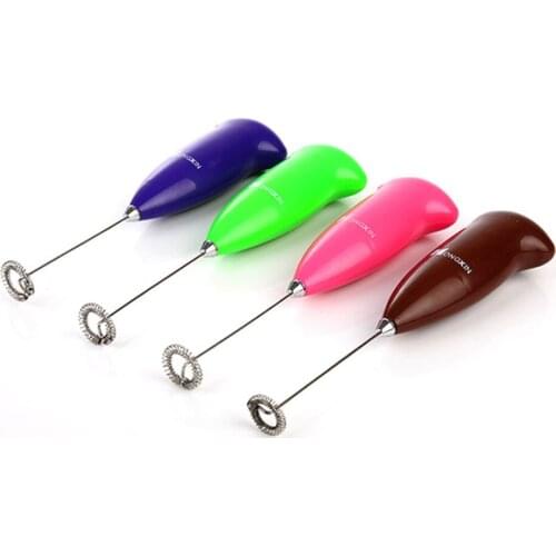 New Electric Milk Frother Egg Beater Kitchen Drink Foamer Whisk Mixer Stirrer Coffee Cappuccino Creamer Whisk Frothy Blend Tools