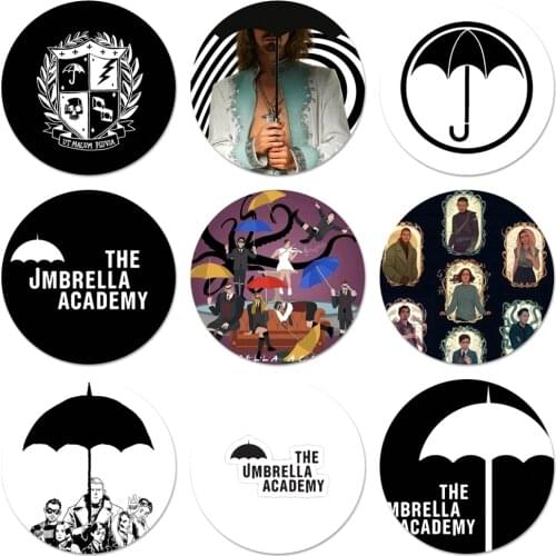 New TV The Umbrella Academy Badge Brooch Pin Accessories For Clothes Backpack Decoration gift 58mm