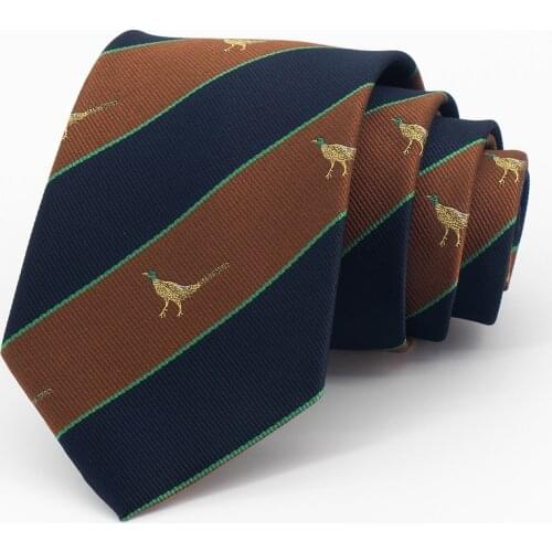 Brand New High Quality 8CM Wide Business Tie For Men Fashion Formal Striped Gentleman Necktie Party Wedding Work With Gift Box