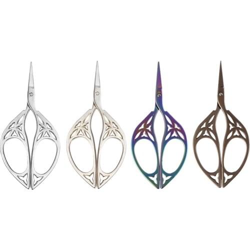 1PC Sewing Scissors for Needlework Fabric Cutting Stainless Steel Retro Classic Vintage Antique Embroidery Sewing Tailor Scissor