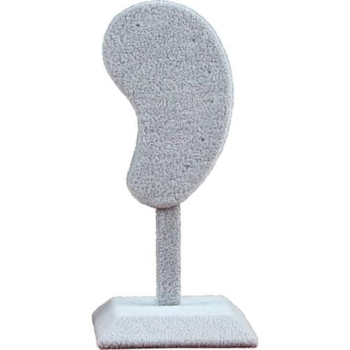 Fashion Earring Display Stand Multi-Color Microfiber Earring Holder Ear Clip Stud Jewelry Display Organizer Stand