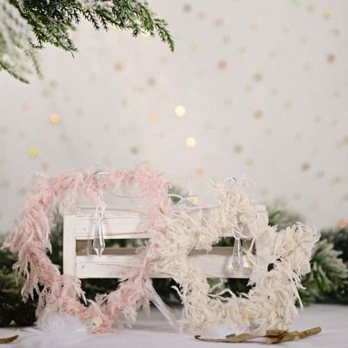 Feather Christmas Pendant Star Heart Shape Creative Pendant Hanging Ornament Fashionable Star/Heart Shape Design
