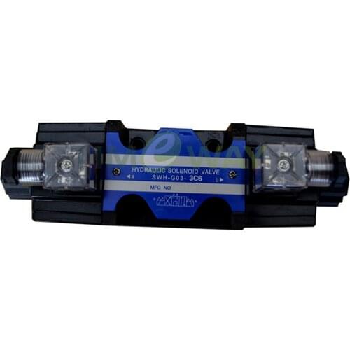 SWH Hydraulic Solenoid Valve SWH-G02-C4-20 Solenoid Directional Control Valve DC24V AC220V AC24OV