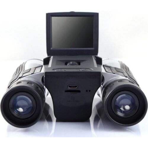 1080p 5MP 12X HD LCD Screen Digital Camera Telescope Binoculars Photo Camera Video 96m/1000m COMS USB Sensor Recording
