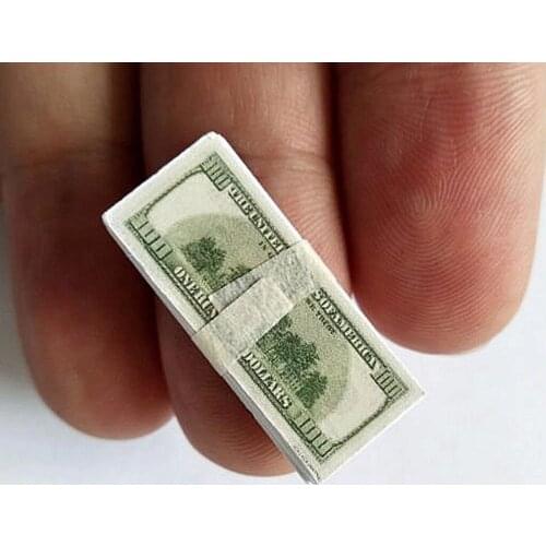 [wamami] 1/6 Scale Miniature Play Money Us $100 Banknotes