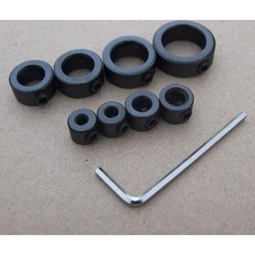 1PC Retail Steel Dowel Ring Spacing Positioner Fasteners Limiting Ring Stiffened Deep Ring Clamping Sleeve Clamp Shaft Lock