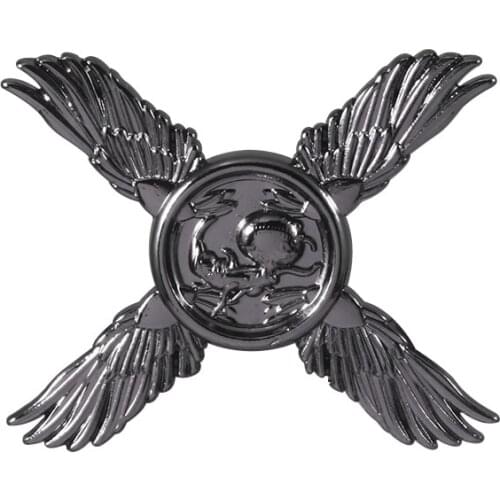 Game Lovers Accessories Biohazard Village Crow Wings & Baby Logo Retro Alloy Metal Backpack Clothes Coat Lapel Badge Brooch Pin