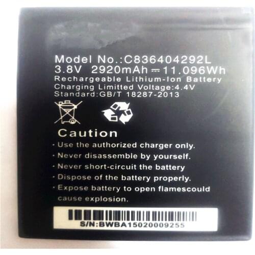 C836404292L 2920mAh Mobile Smart Phone Replacement Battery For BLU Life 8 XL L290L L290U Cell Phone with phone holder