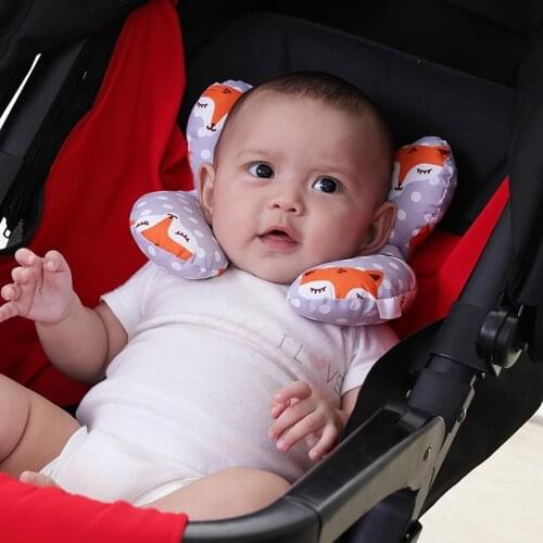 Kids Children Baby Pillow Soft Neck Support Infant Car Cushion U-Shape Cotton Infant Nursing Pillow Toddler Sleep Positioner