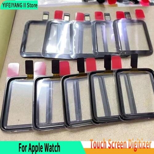 5pcs Touch Screen Digitizer For Apple Watch Series 5 Series 4 Series 3 2 1 40mm ,44mm,38mm 42mm TouchScreen Repiar parts