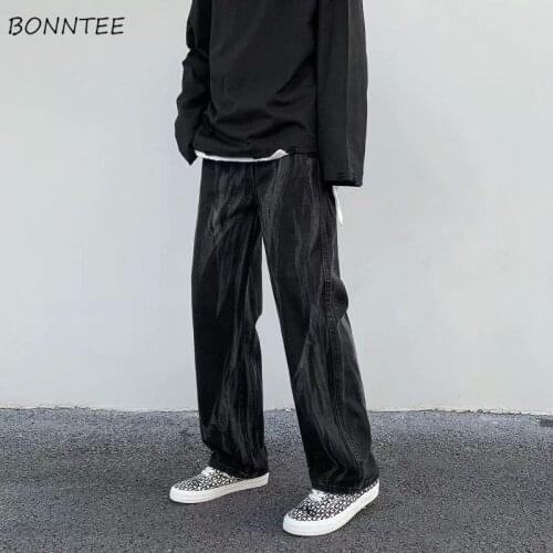 Black Jeans Women Harajuku High Waisted Tie Dye Stylish Denim Streetwear College Zipper Fly Full Length Spring Boyfriend Chic