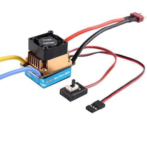 5-13V 320A OCDAY Waterproof 3S 60A Brushed Motor ESC Electronic Speed Controller For Tamiya 1/10 ESC RC Car Buggies Crawlers