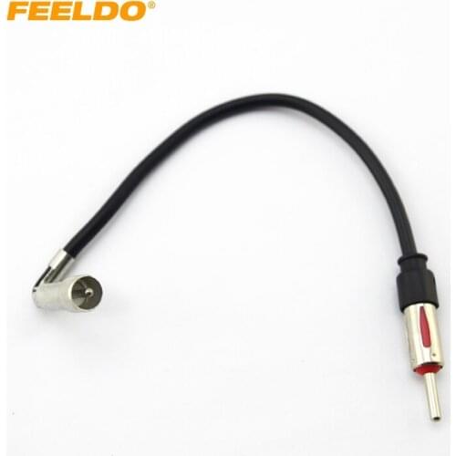 FEELDO 1PC Aftermarket Installation Car Radio Antenna Adapter Plug with Snap-Lock for Ford#2250