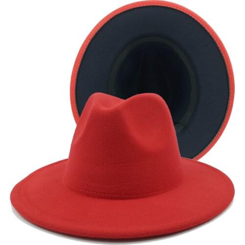 Two toned Hat fedoras top hat unisex hat fedora cap fedoras lime green felt hat unisex event hat fashion hat orange hat