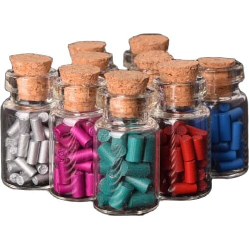 30pcs/Bottle Aaa High Quality Glass Bottle Flint For Zorro Zippo Lighter 2.2mm 2.3mm 2.5mm 3mm Soft Big Sparkle Purple Pink Blue
