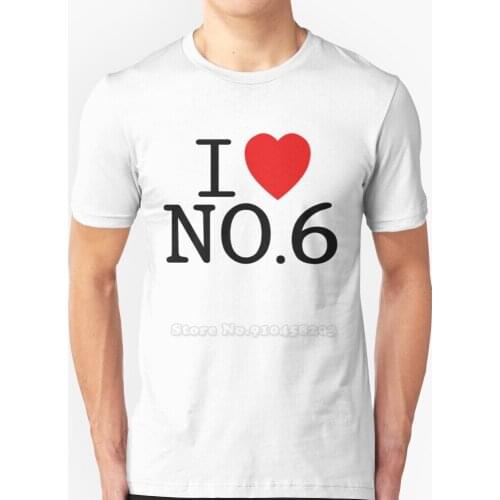 I 3 No.6 Sleeve Short T Shirt Streetswear Harajuku Summer High Quality T-Shirt Tops No 6 Future City Future City Future City