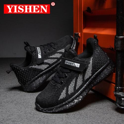 YISHEN Kids Sneakers High Quality Non-slip Soft Boys Running Shoes Children Walking Students Breathable Sport Shoes Boy Footwear