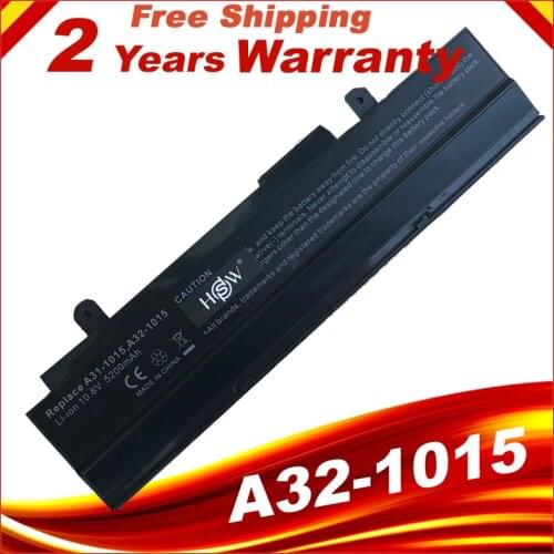 6 Cells Laptop Battery For Asus A32-1015 A31-1015 AL31-1015 for Eee PC 1015PDT 1015P 1215 1215B 1215N 1015b 1015 1015bx