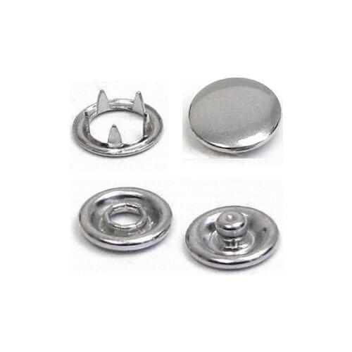 150sets Metal snap buttons 8mm/10mm/12mm prong snap buttons 4 part buttons fastener metal buttons FP-012