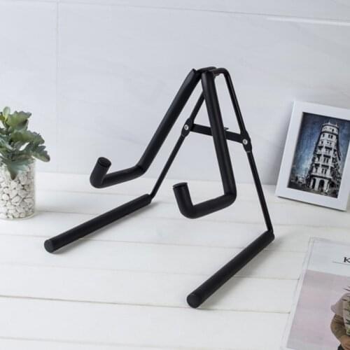 Ukulele Stand Portable Folding A frame Metal Stand for 21 23 26 Ukulele Mandolin Violin Bass Guitar