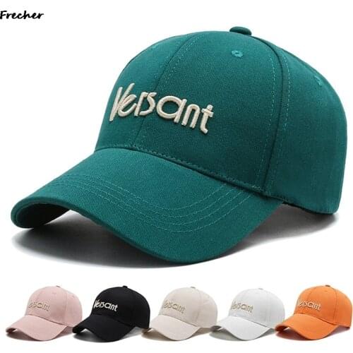 Fashion Letter Baseball Cap for Women Casual Snapback Hat Cotton Ladies Embroidery Hats Spring Girls Ponytail Cap Adjustable