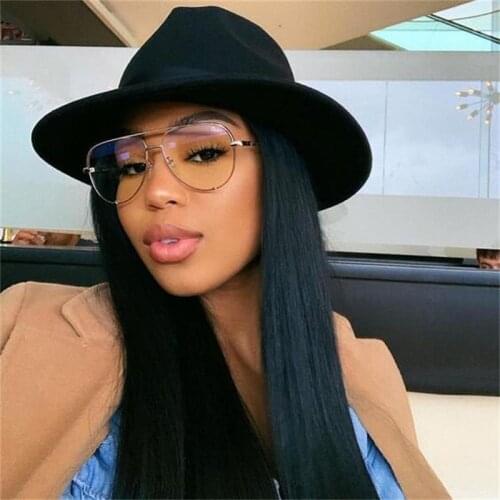 Glasses Women Transparent Fashion Eyeglasses Frame Blocking Harmful Light From Screen Computer Phone Glasses Design Pilot Style