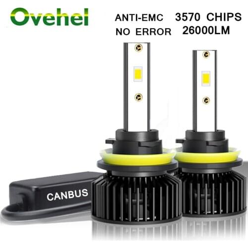 PANDUK 2Pcs H1 H3 H4 H7 Led Canbus 26000LM 80W H8 H11 HB3 9005 HB4 9006 Led Headlights Car Light Bulbs 6000K Automobiles Lamp