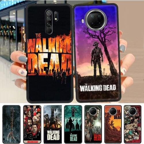 The Walking Dead Case for Xiaomi Redmi Note 9S 8T 8 7 10 Pro Max 9 9T 9C 9A K40 8A 7A Phone Black Soft Coque Funda