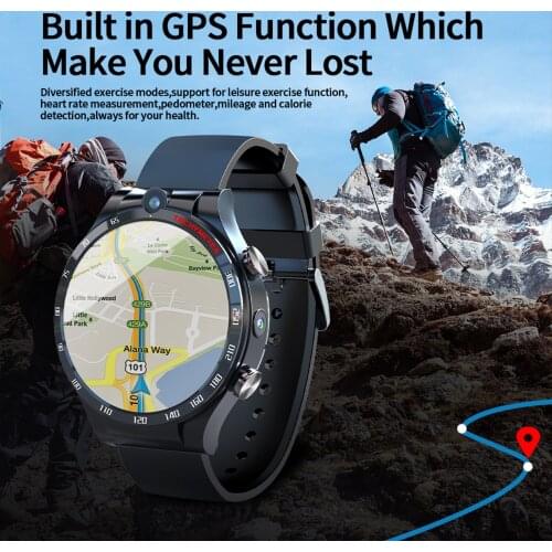 2021 New APPLLP 4 RAM 4G ROM 128G 1.6inch Smart Watch 4G Network GPS Smartwatch WiFi 2MP+8MP Dual Camera SIM Card Calls
