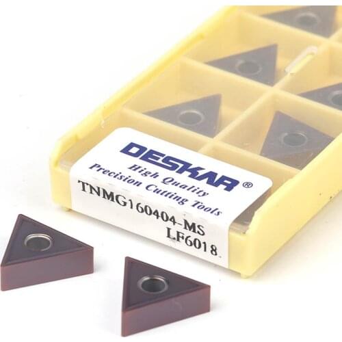TNMG160404 MS TNMG160408 MS LF6018 100% original CNC Turning inserts Stainless steel CNC metal lathe tools Carbide alloy inserts