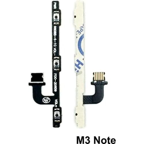 In stock ! For Meizu M3 Note New Original Power on/off+Volume up/down Button Flex Cable Repair Parts