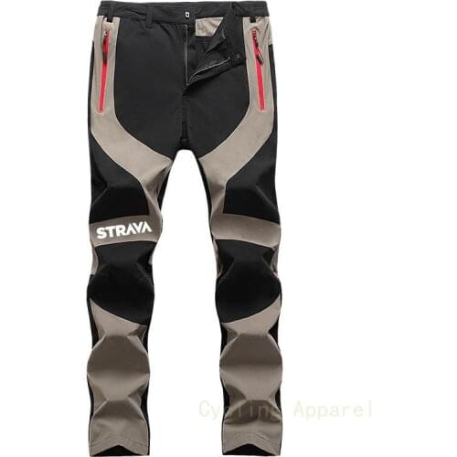 Waterproof Men Bicycle Pants Quick Dry Mtb Pants for Men Anti-Sweat Riding Clothing Men Cycling Trouser Breathable Bicycle Pants