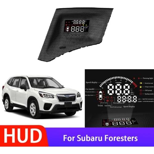 High Quality Electronic HUD Head-Up Display OBD for Subaru Foresters Car Speed Projector Head-Up Display To Transform Auto Parts