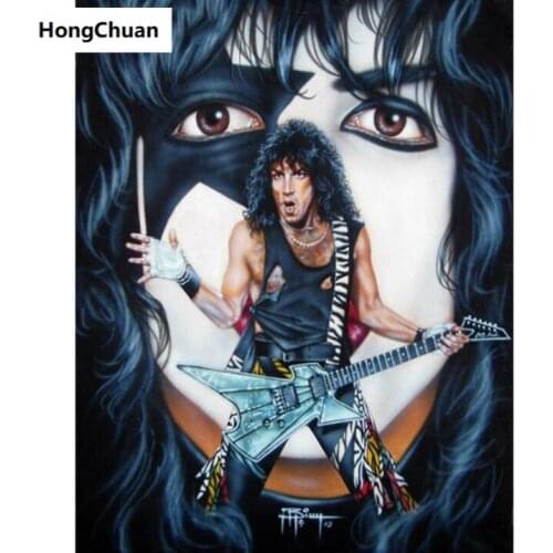 Star singer character square round diamond painting cross stitch 5D DIY rhinestone mosaic embroidery new year christmas gift