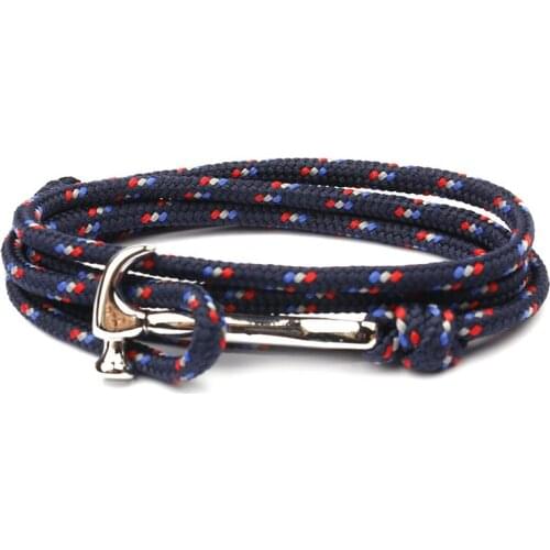 1@# 1piece Star Rope Jewelry Gift NEW Hammer Head Strand Bracelets Personality Women Men Lovers Fashion Braided Handmade