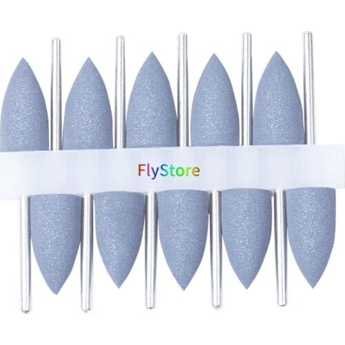 1Set/10pcs Dental Polishers Resin Base Burs High Quality Acrylic Polishing Burs